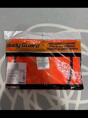 Body Guard Orange Vest With Reflective Tape